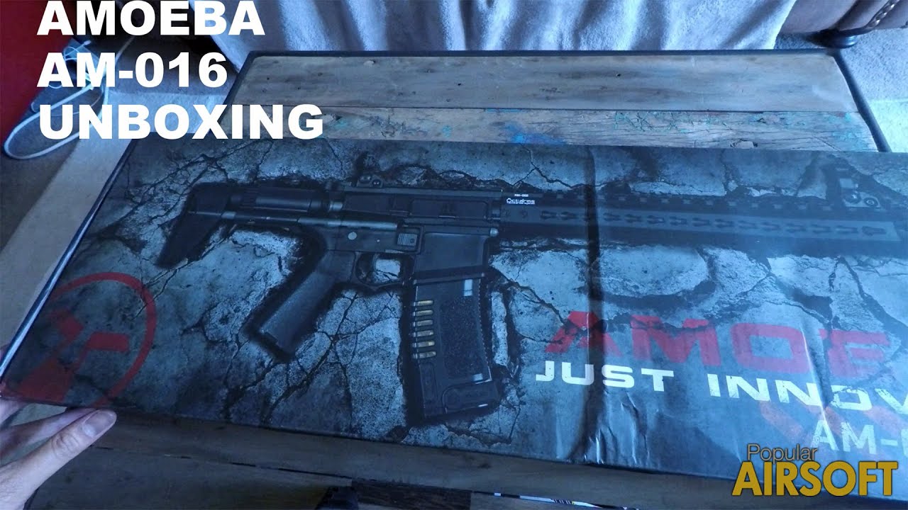 Ares Amoeba Airsoft AM-016 AEG Unboxing