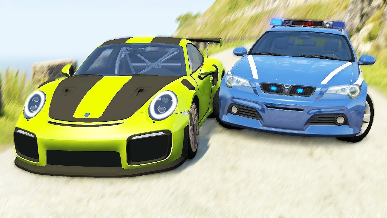 Italian Police Chases - BeamNG drive