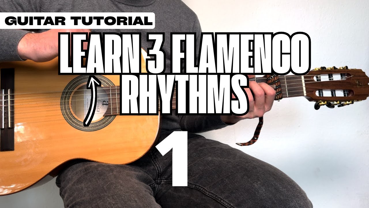 Learn 3 flamenco guitar rhythms with this tutorial !
