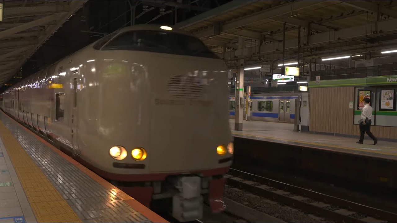 JR西日本 寝台特急サンライズ出雲 （285系運行） 超広角車窓 進行右側 東京～出雲市【HDR60P】