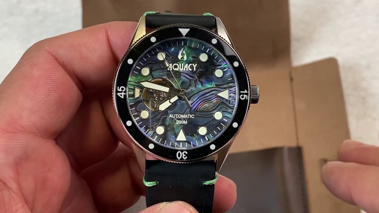 Первый взгляд и обзор дайверских часов из серии Aquacy Cave Diver!!!