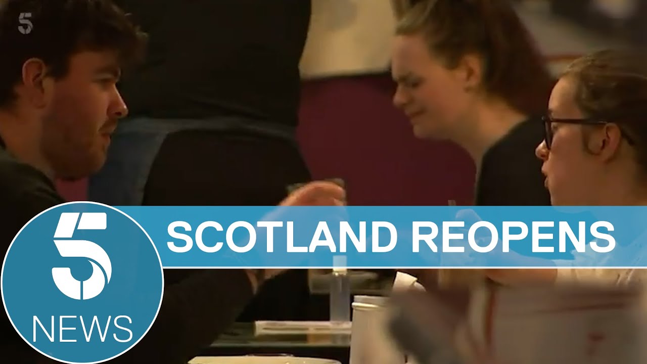 Covid in Scotland: Shops, gyms, pools and pubs reopen after lockdown | 5 News