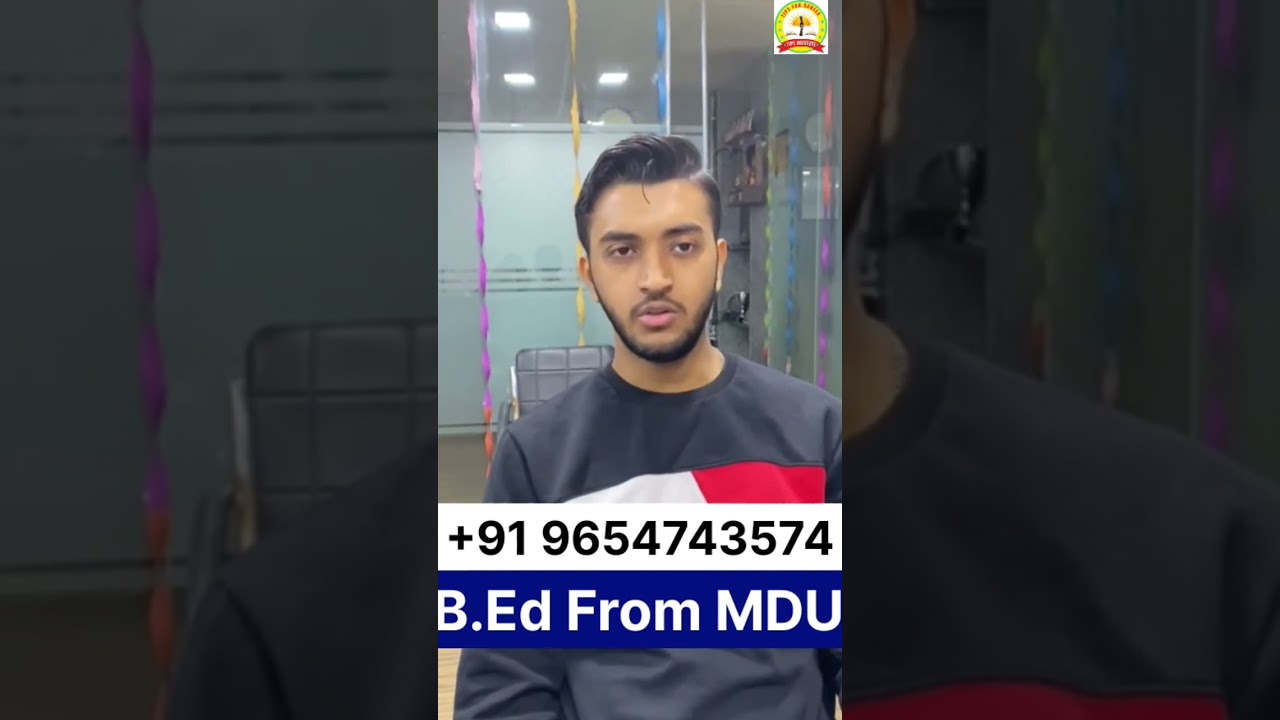 How to Take Direct Admission in MDU BEd 2024 | B.Ed from MDU #shorts