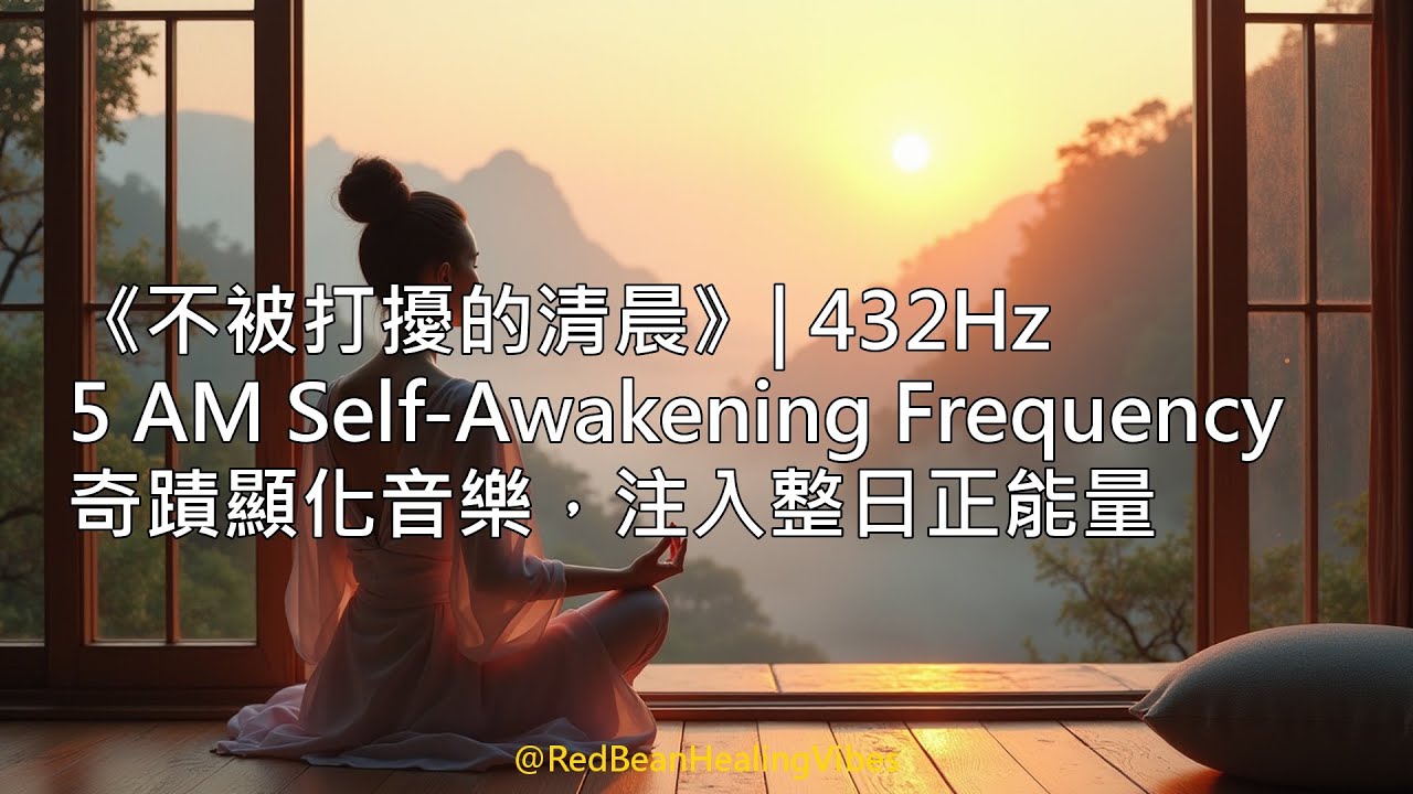 《不被打擾的清晨》5 AM Self-Awakening Frequency | 432Hz 奇蹟顯化音樂，注入整日正能量 Morning Routine & Positive Energy
