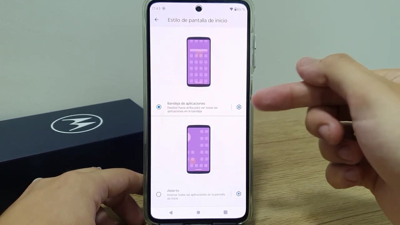 C&oacute;mo habilitar o deshabilitar sugerencias de aplicaciones en Moto G50