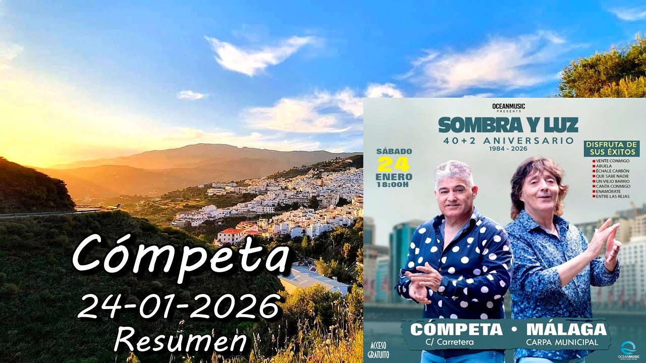 Resumen: SOMBRA Y LUZ. Cómpeta 24 de enero de 2026 (4k)........