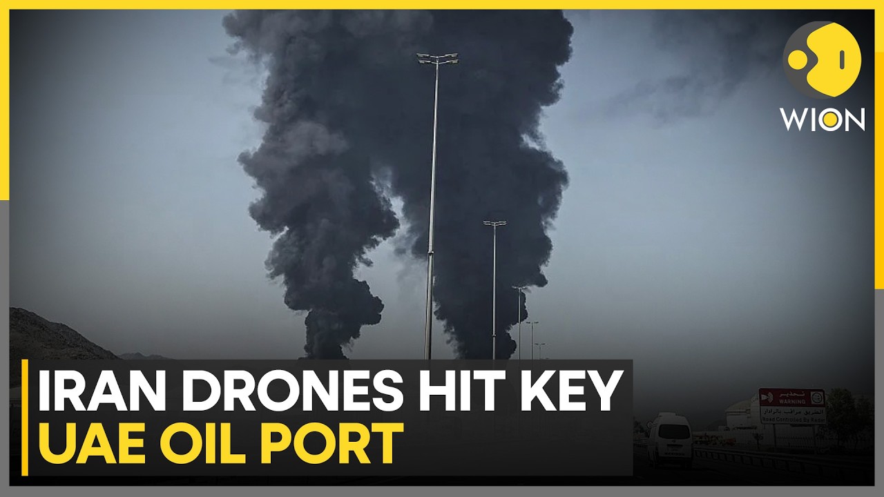 Iranian Drones Strike UAE’s Fujairah Oil Port, Operations Suspended | WION