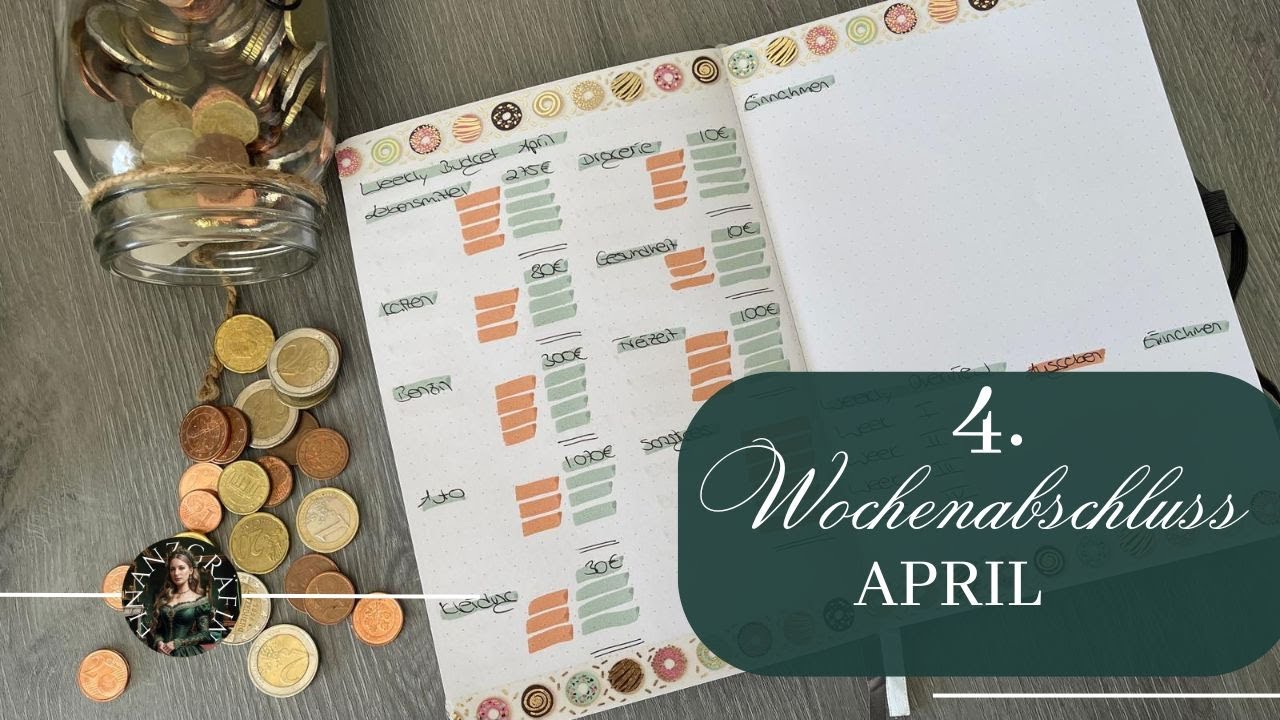 4. Weekly BUDGET I April I echte Einnahmen & Ausgaben I Wochenabschluss #budgetieren