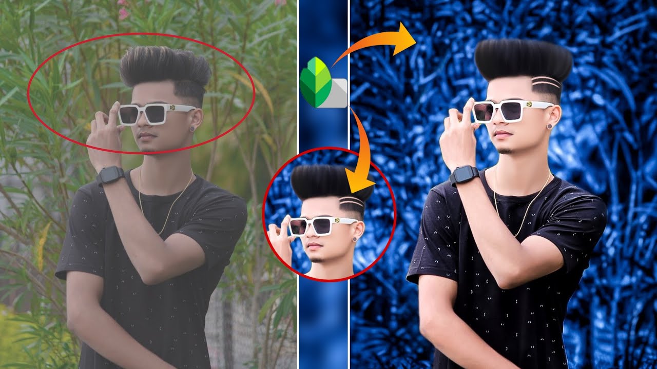 Snapseed Hair + Face White Photo Editing | Snapseed New Background Change 🔥 | Face Smooth Editing