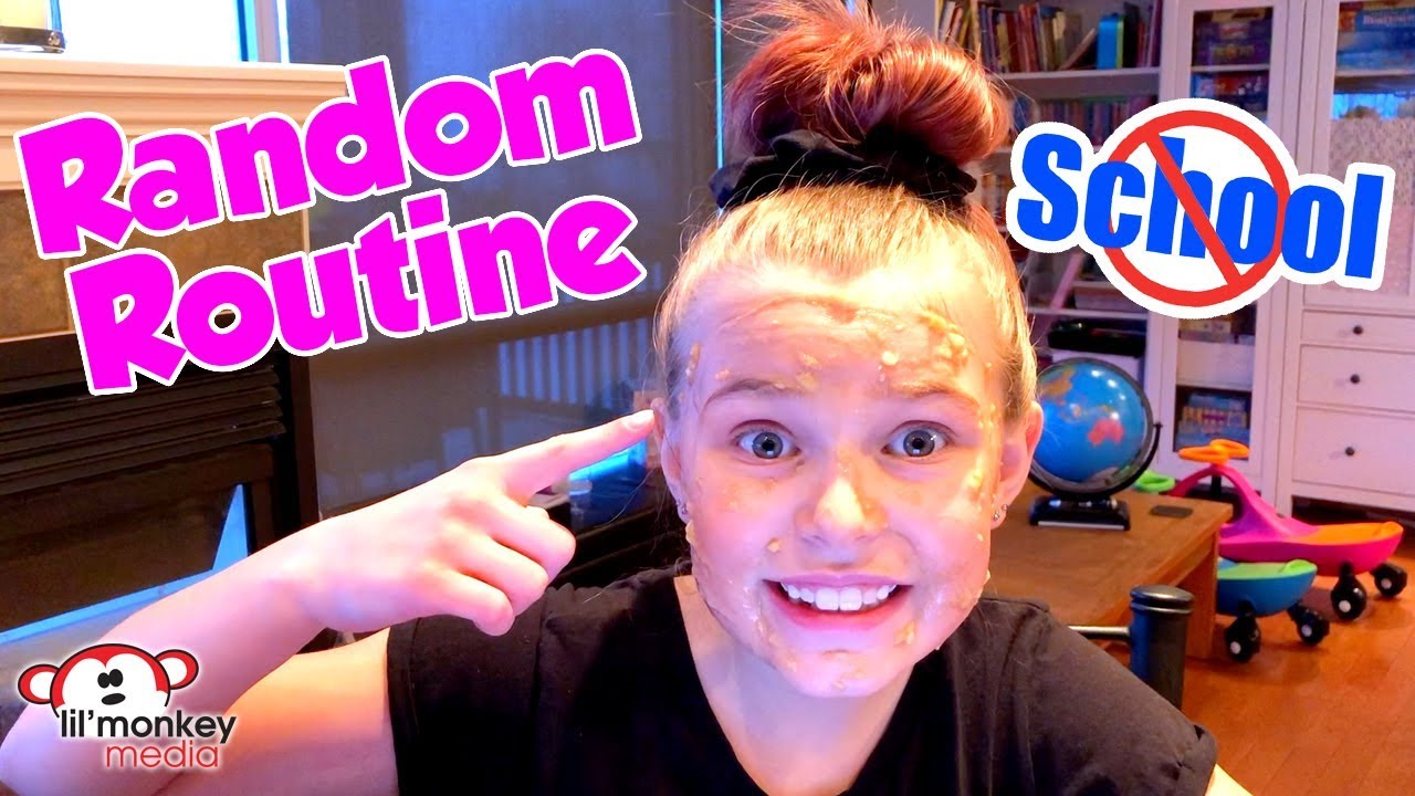 🌈 School Break No School Random Day in the Life Routine #bananachunkymask | Madi Maureen Vlogs 👧🏼