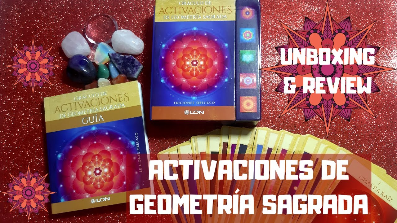 ORÁCULO DE ACTIVACIONES DE GEOMETRÍA SAGRADA 💜 Unboxing & Review | Nadia Falak