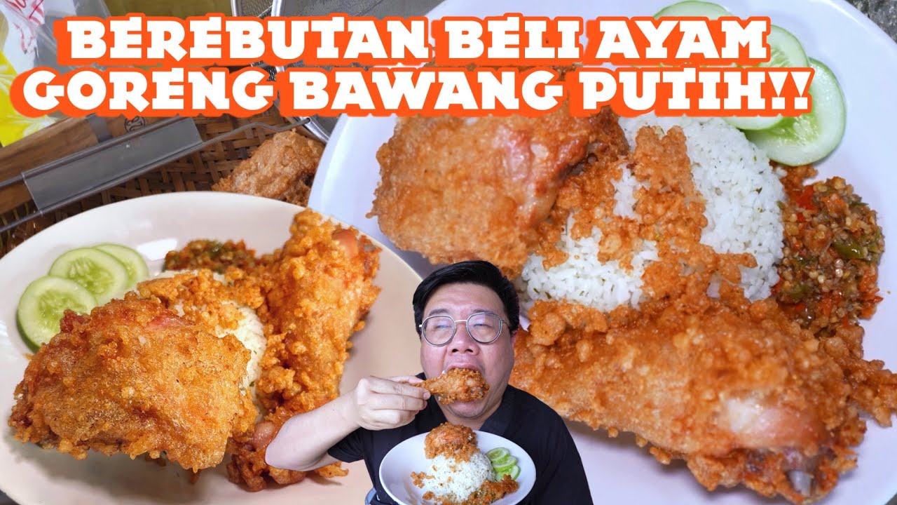 LAGI RAME DI CILEDUG.. AYAM GORENG BAWANG PUTIH!!