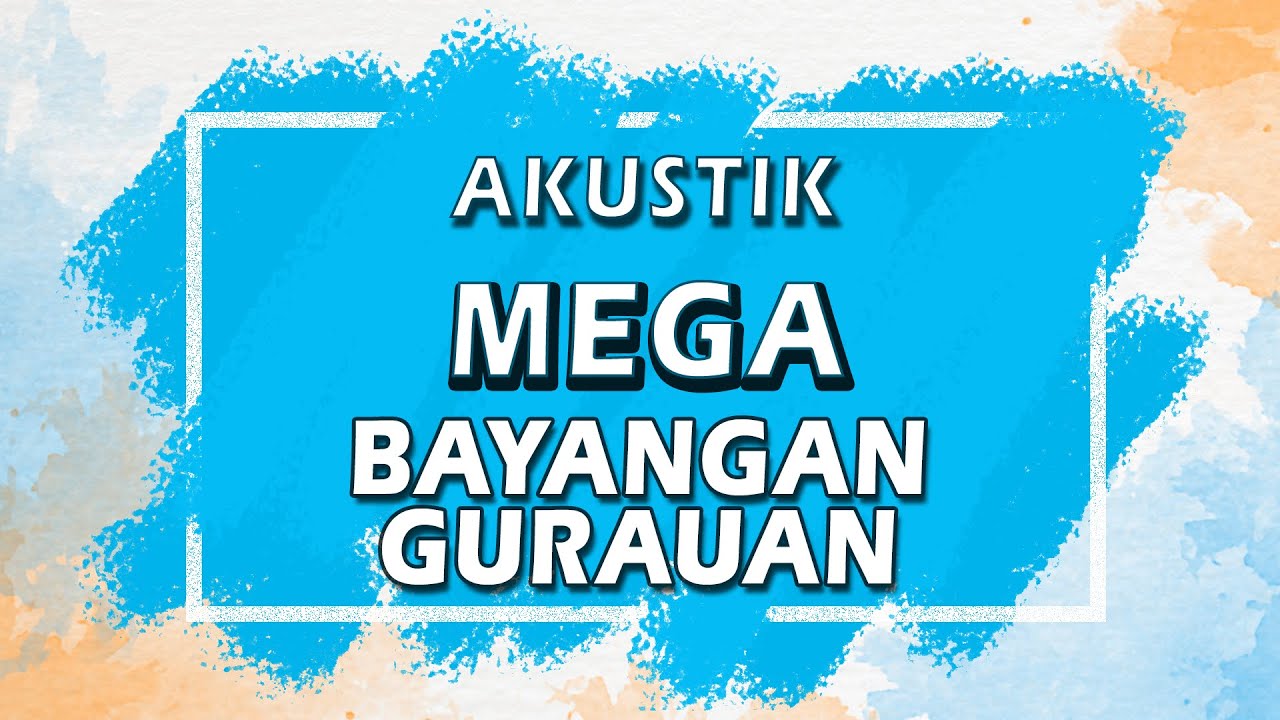 Mega - Bayangan Gurauan ( Karaoke | Akustik | Lirik )