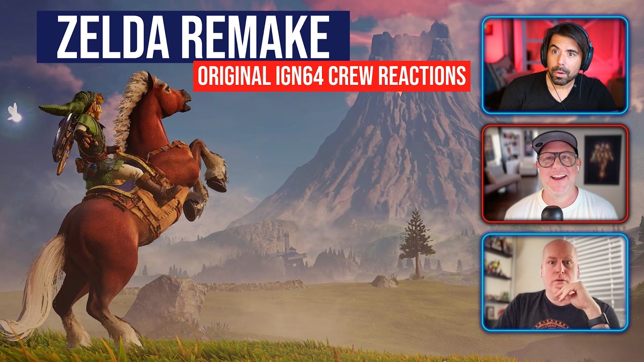 Original IGN64 Crew REACTS to Ocarina of Time Remake | Talks Zelda, N64 Anniversary and More