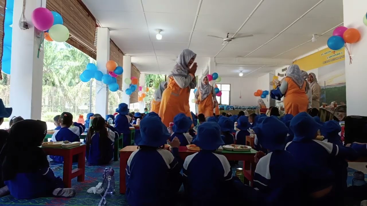 Gebyar mewarnai di Tenisan Pulo Tengah