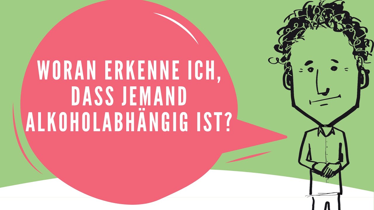 Woran erkenne ich, dass jemand alkoholabhängig ist?