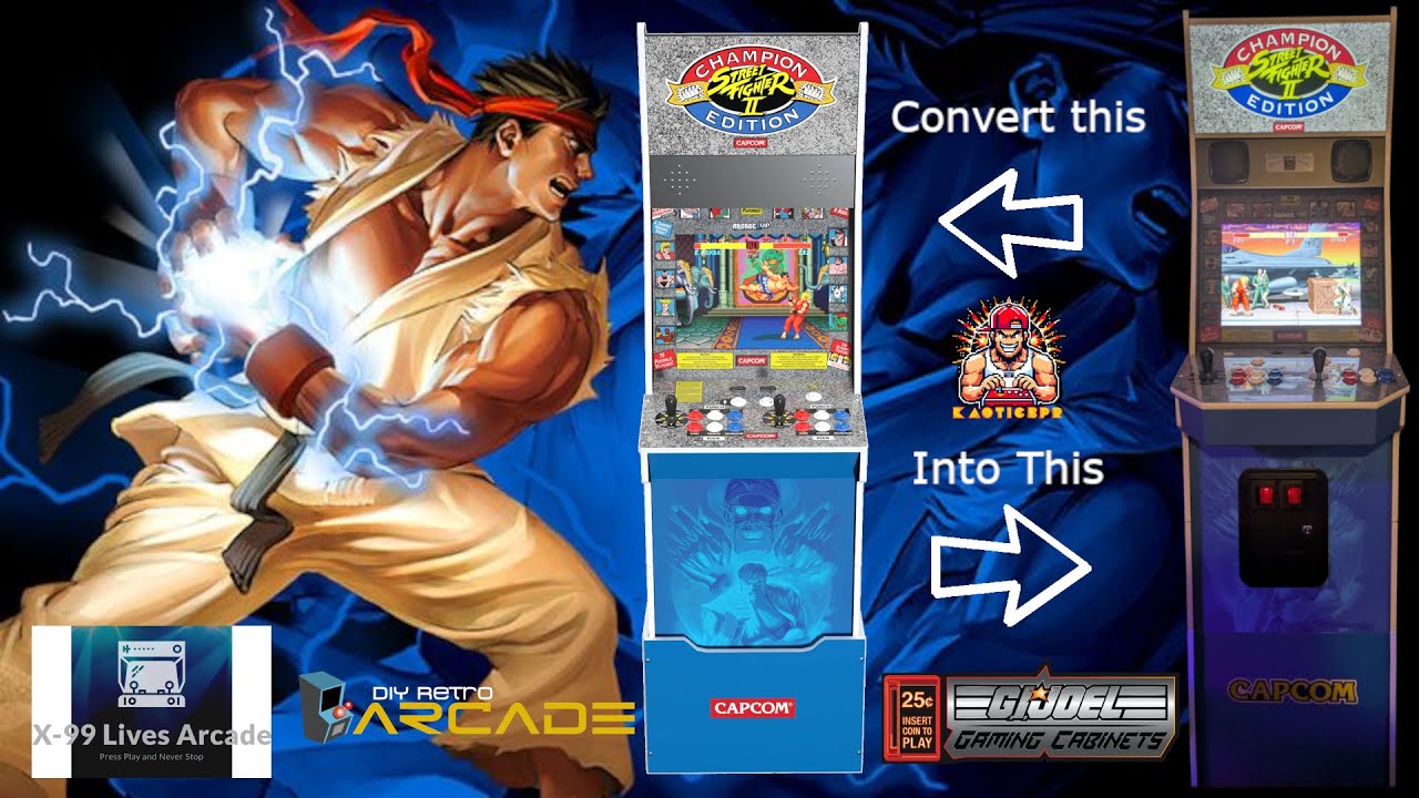 Arcade1up Street Fighter II Big Blue Mod Showcase