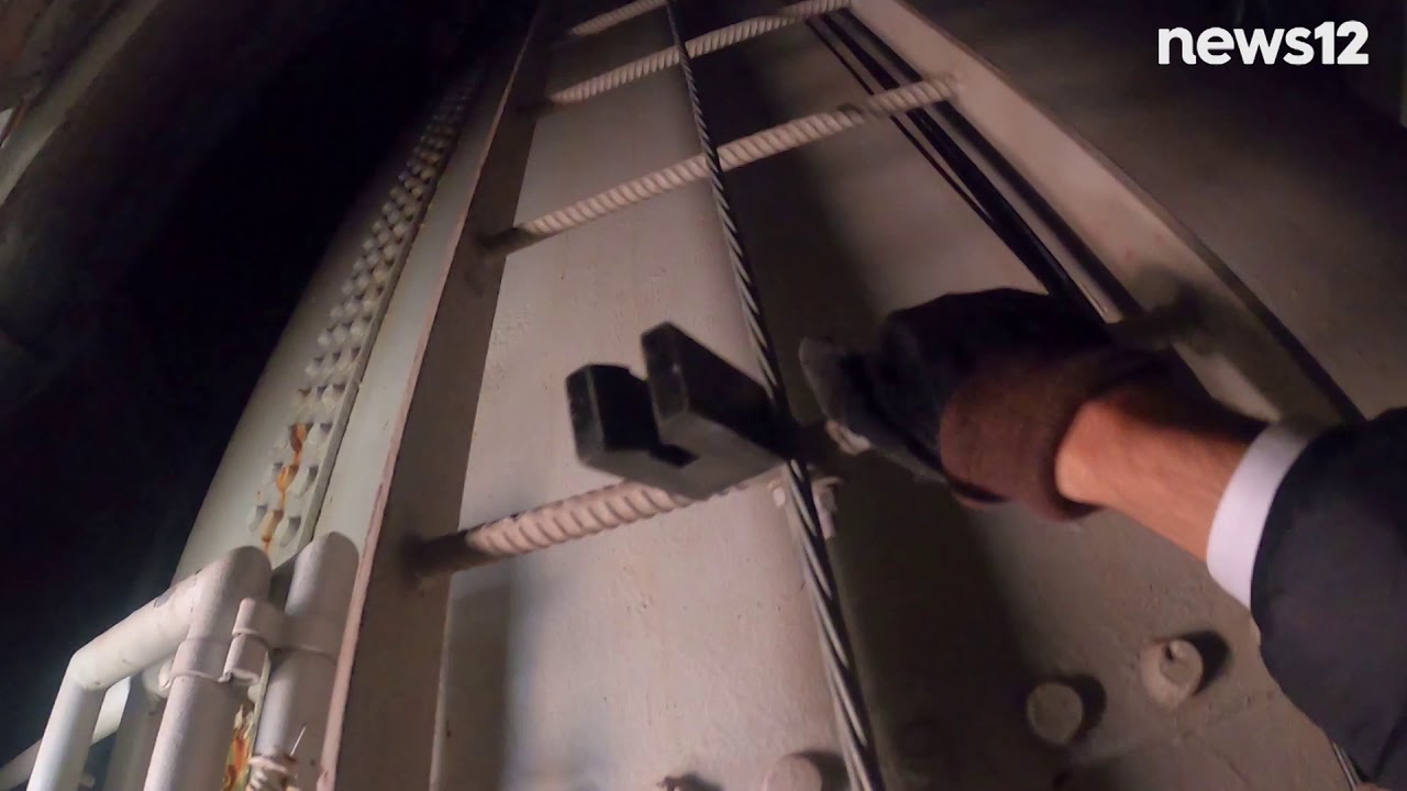 Get an exclusive look at climbing inside the Jones Beach Pencil