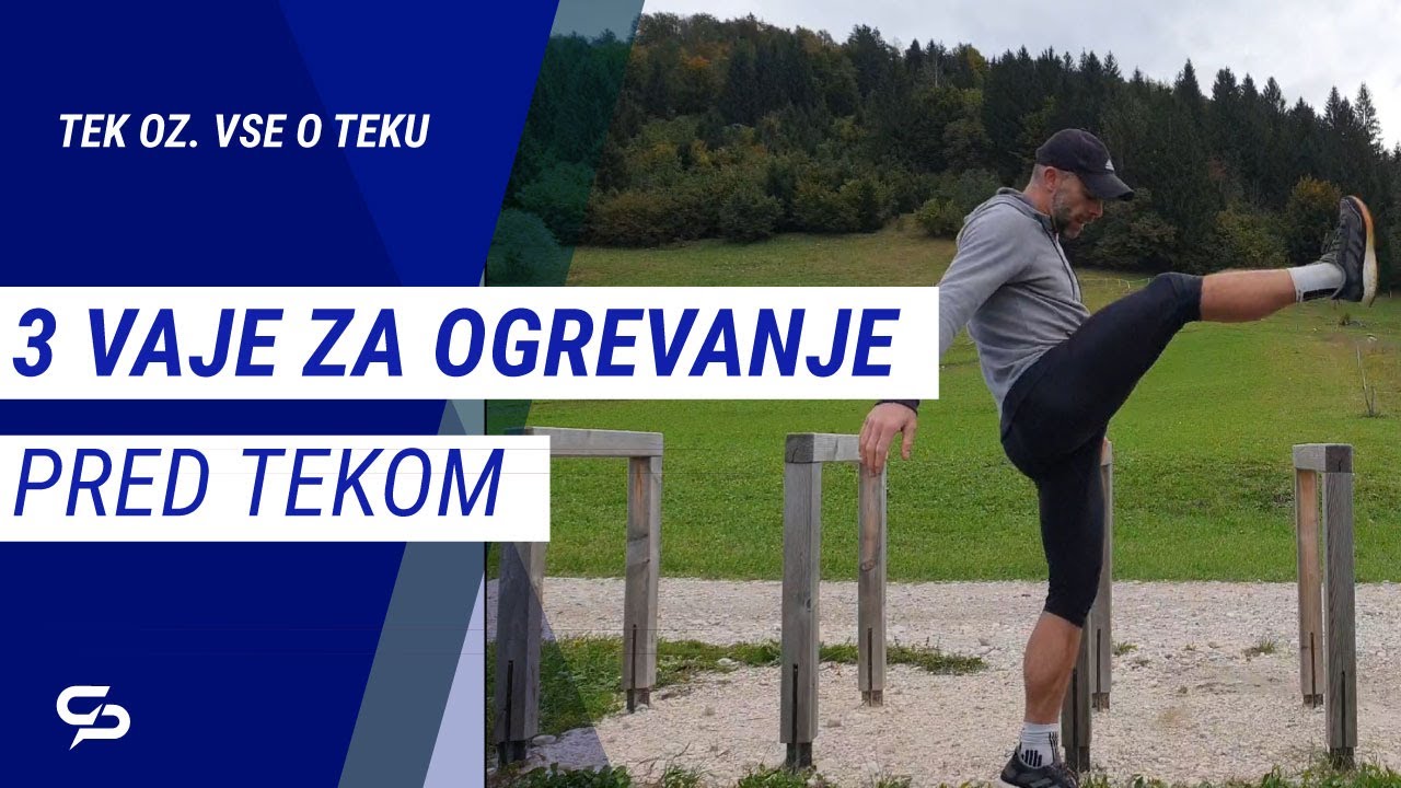 3 odlične vaje za OGREVANJE pred tekom