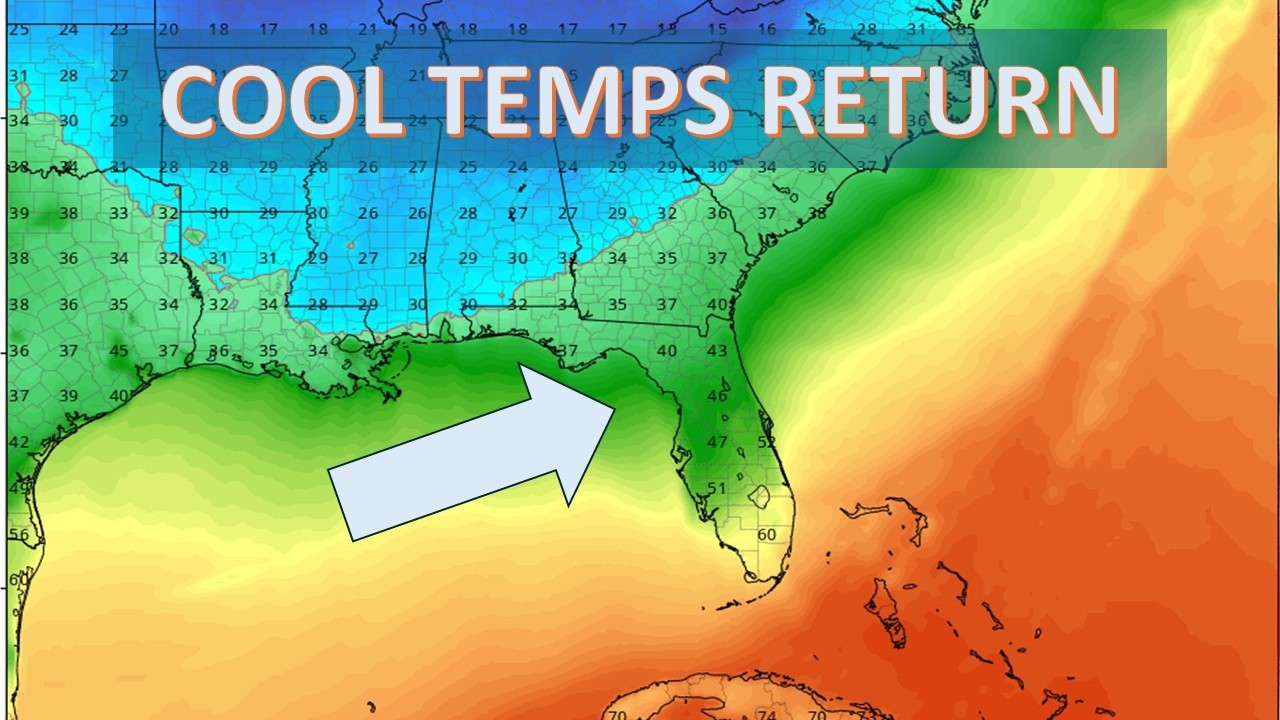 Tracking Florida Weekend Rain & Next Week's Cold Front + Live Webcams