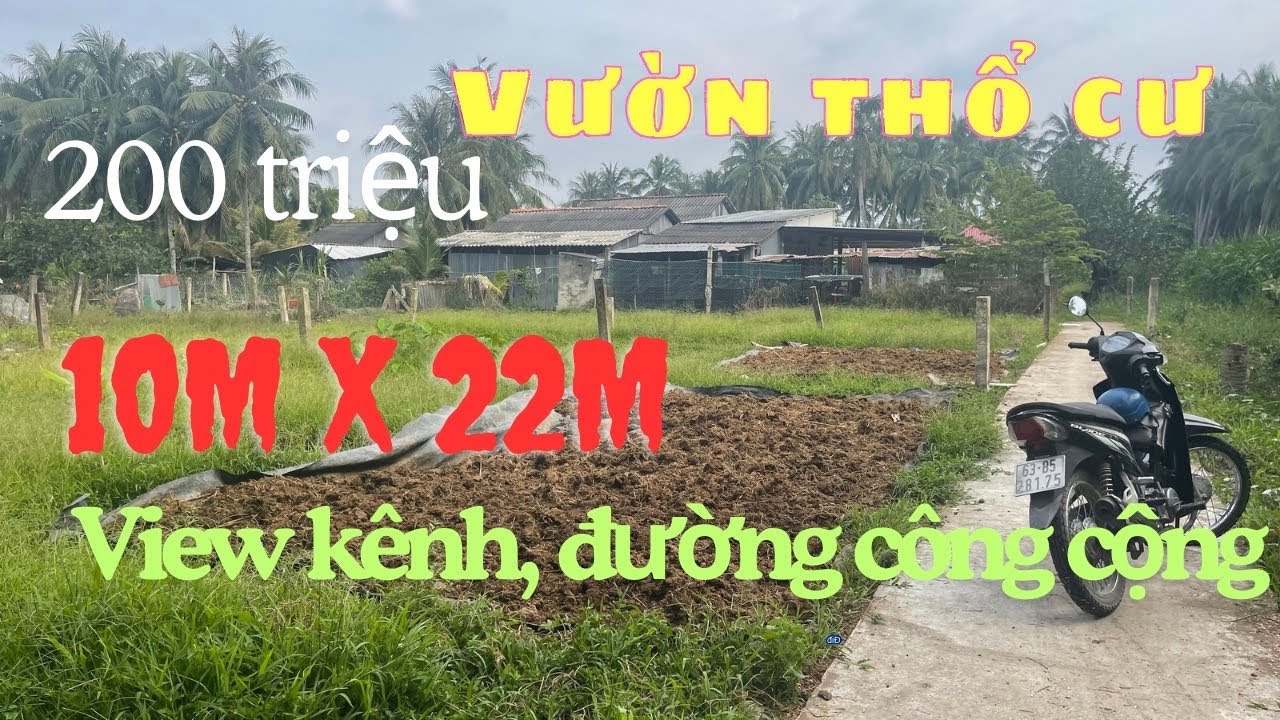 MS1653: 🌴Đã bán🌴QUÁ RẺ 200 TRIỆU ĐẤT THỔ CƯ 10M x 22M CHỢ GẠO | KHOA NHÀ ĐẤT TIỀN GIANG