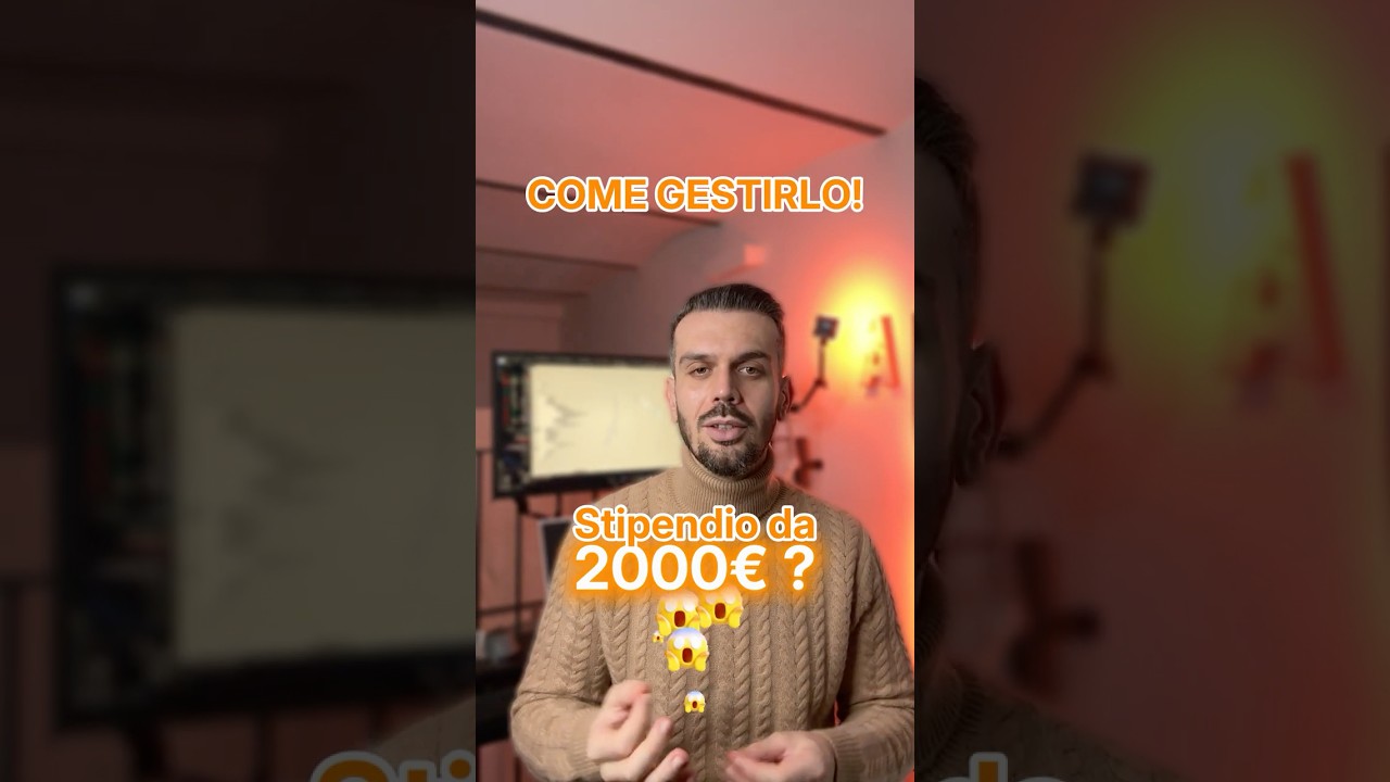 Come gestire 2000&euro; al mese #educazionefinanziaria #gestionestipendio #finanzapersonale