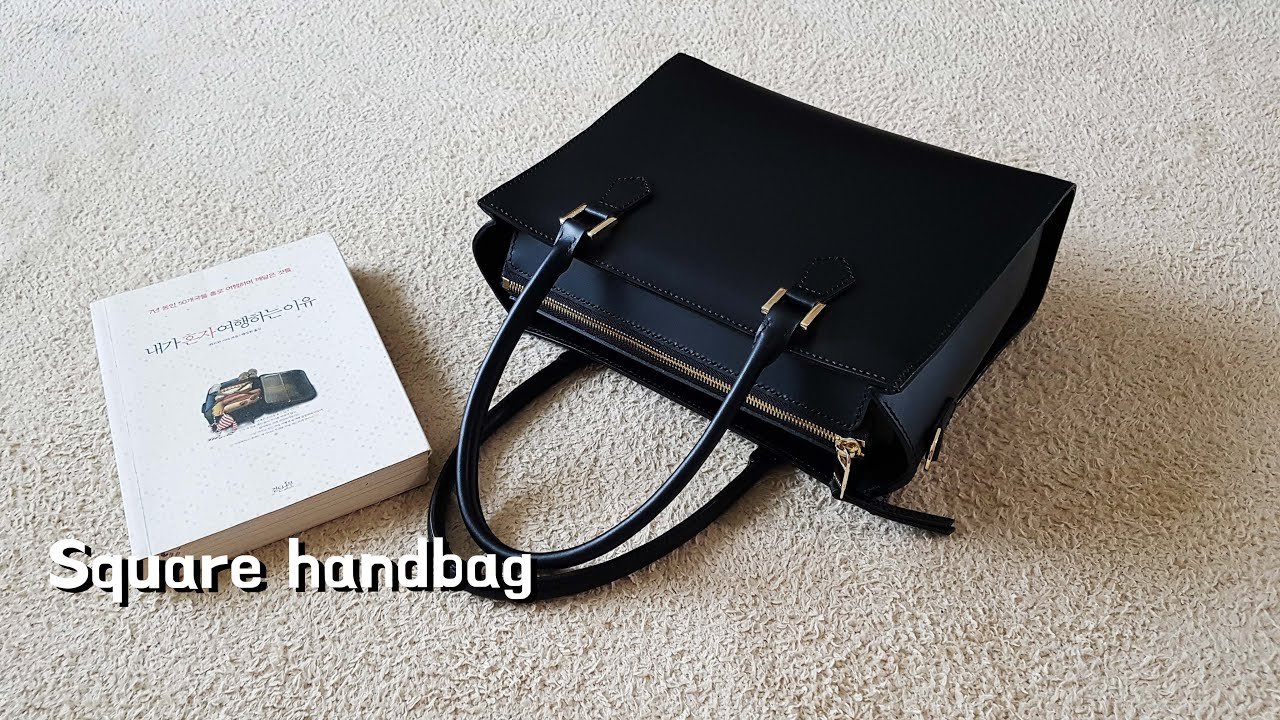 Leather Craft Square handbag 가죽공예 스퀘어핸드백만들기