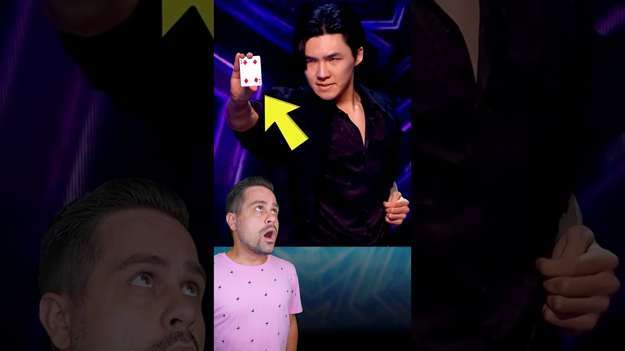 SPINNING CARD Trick EXPOSED on Britain's Got Talent 🪄😲