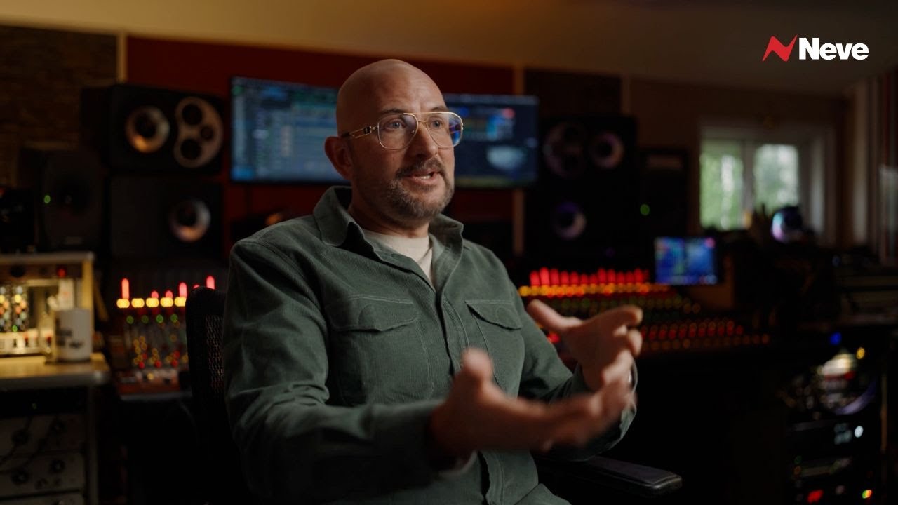 Inside Carlos Rodgarman's studio with the Neve G3D console