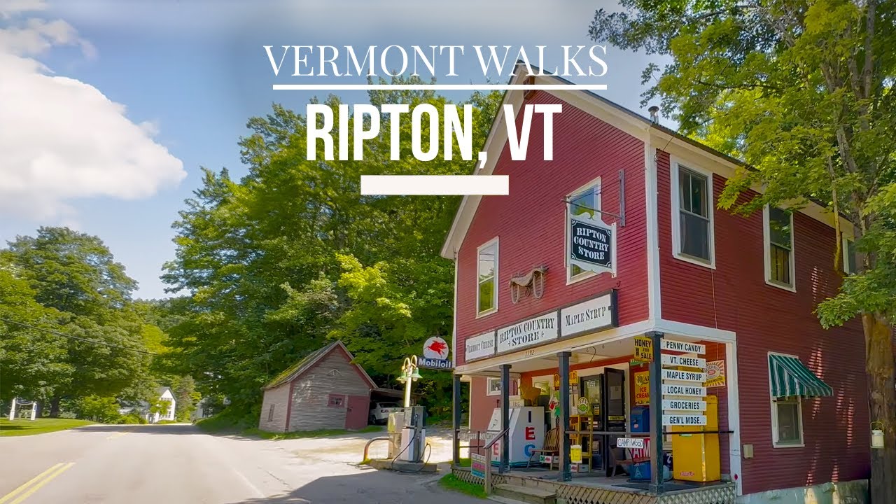 Vermont Walks - Ripton, VT - A short summer day short walk in Ripton Vermont・ 60fps ・ 4K