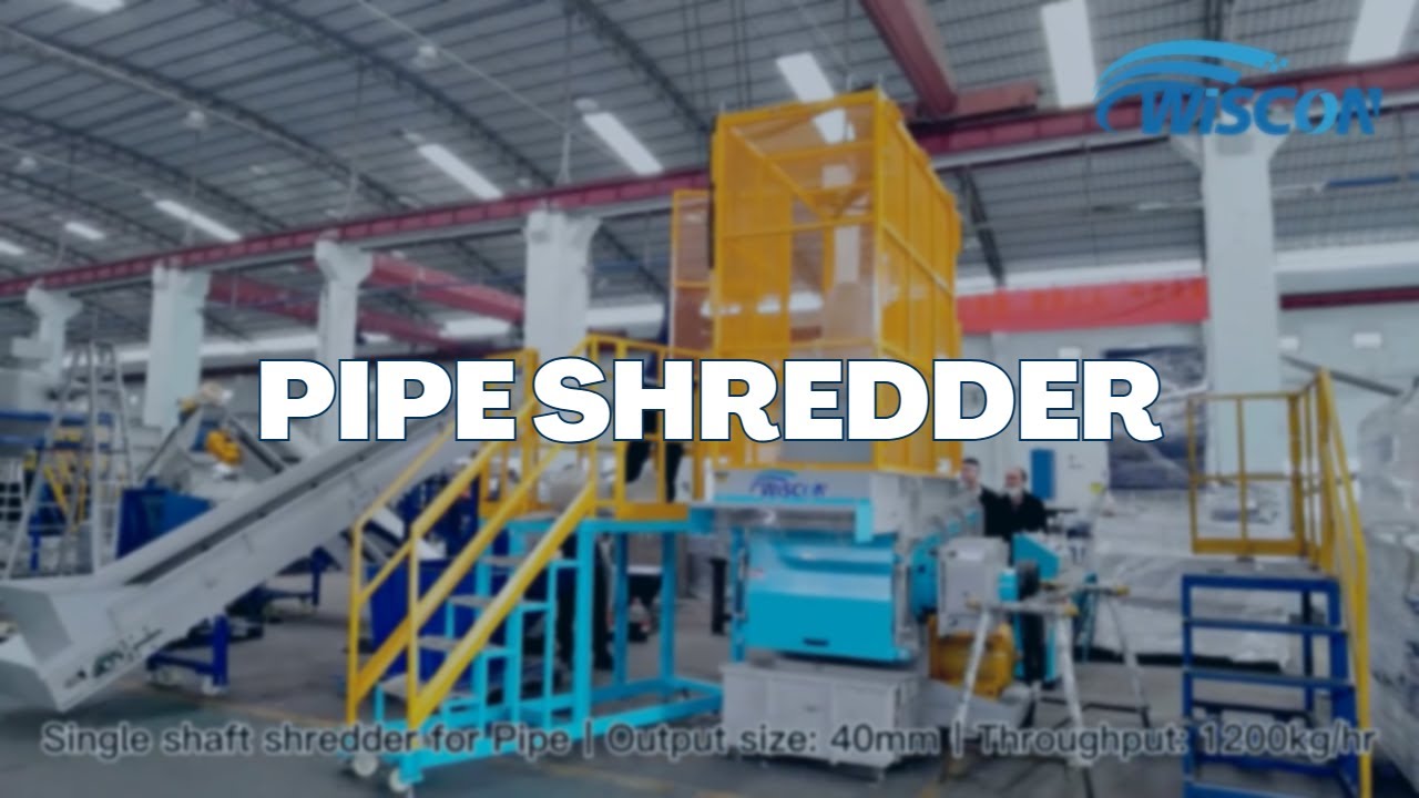 Big Pipe Recycling - Plastic Pipe Shredder