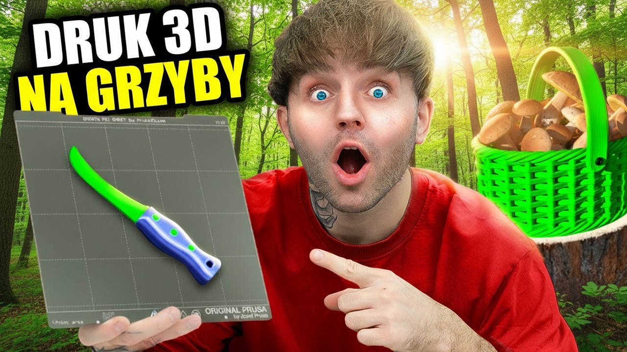 Zrobiłem GADŻETY NA GRZYBY na Drukarce 3D!