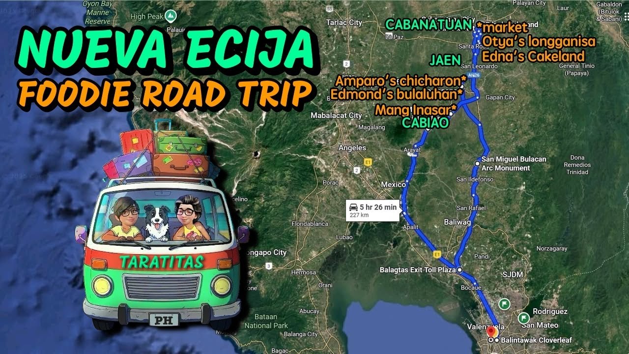 Nueva Ecija Foodie Road Trip 🚗 Filipino food travel 🍽️ Pinoy culinary pasalubong 🇵🇭 Jaen Cabanatuan