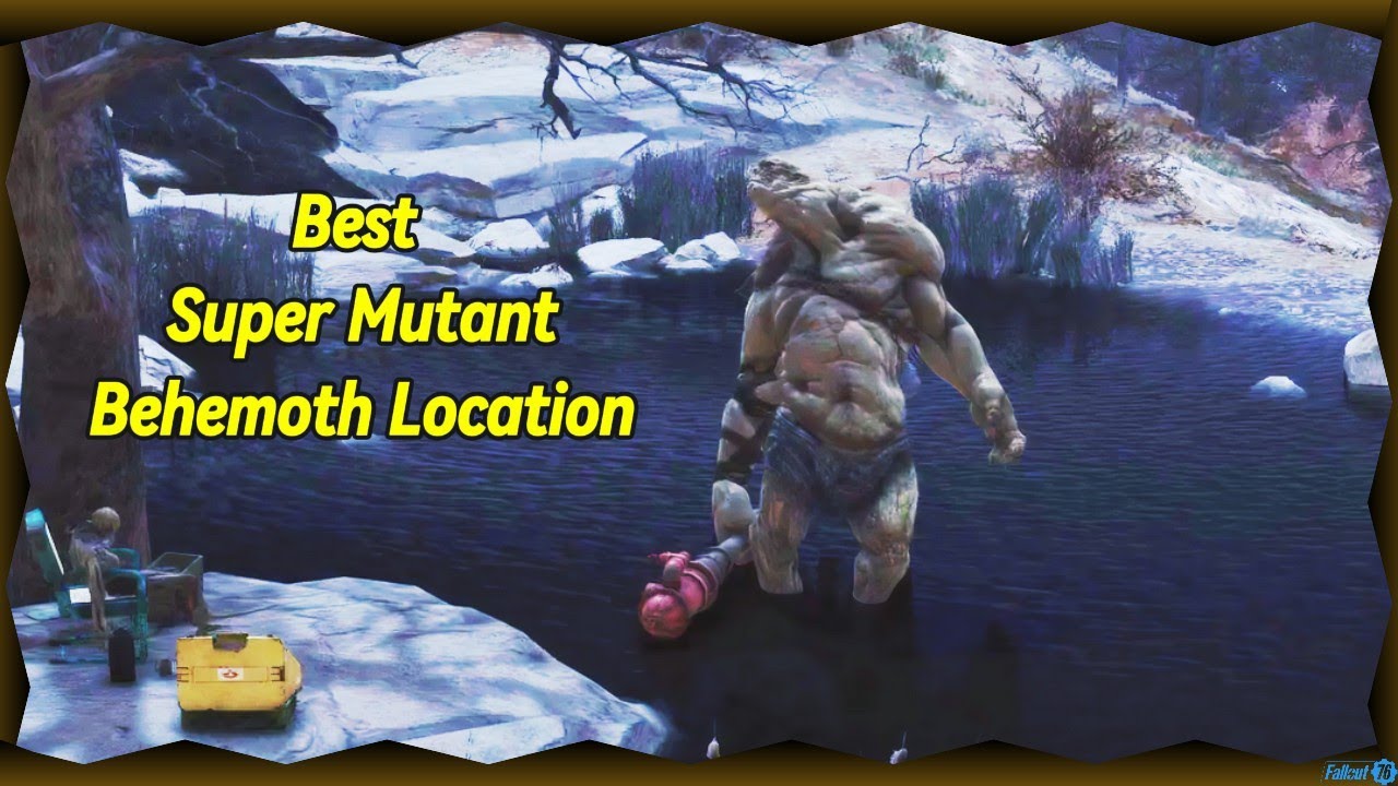 Fallout 76 - Best Super Mutant Behemoth Location