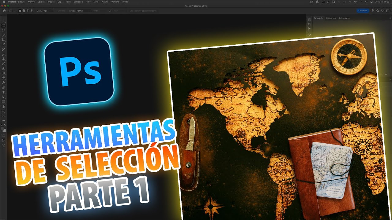 21. 🔍 HERRAMIENTAS DE SELECCI&Oacute;N en Photoshop: Gu&iacute;a B&Aacute;SICA 💡 (PARTE 1)