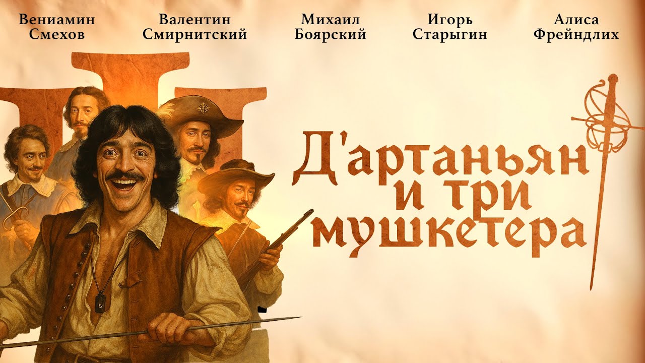 Д’АРТАНЬЯН И ТРИ МУШКЕТЁРА (1978) | Классика советского кино | Полный фильм