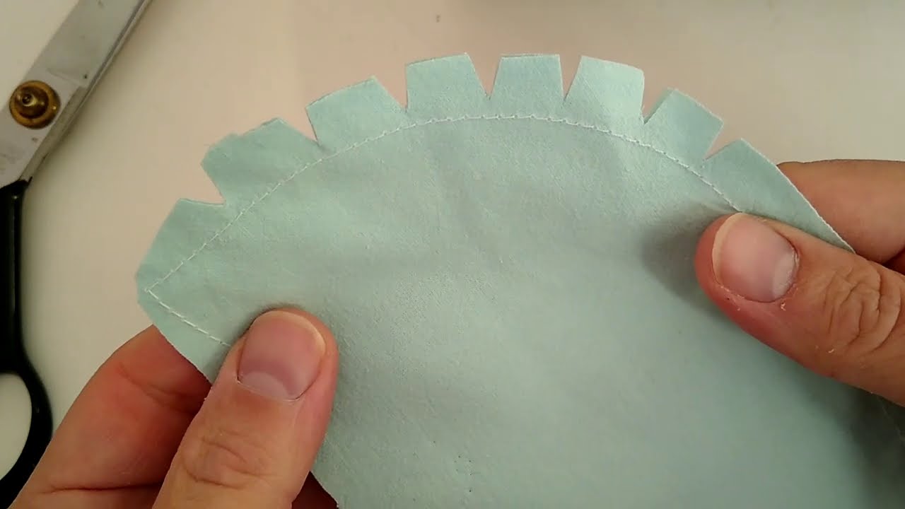 comment coudre un arrondi et un angle droit, couture débutant