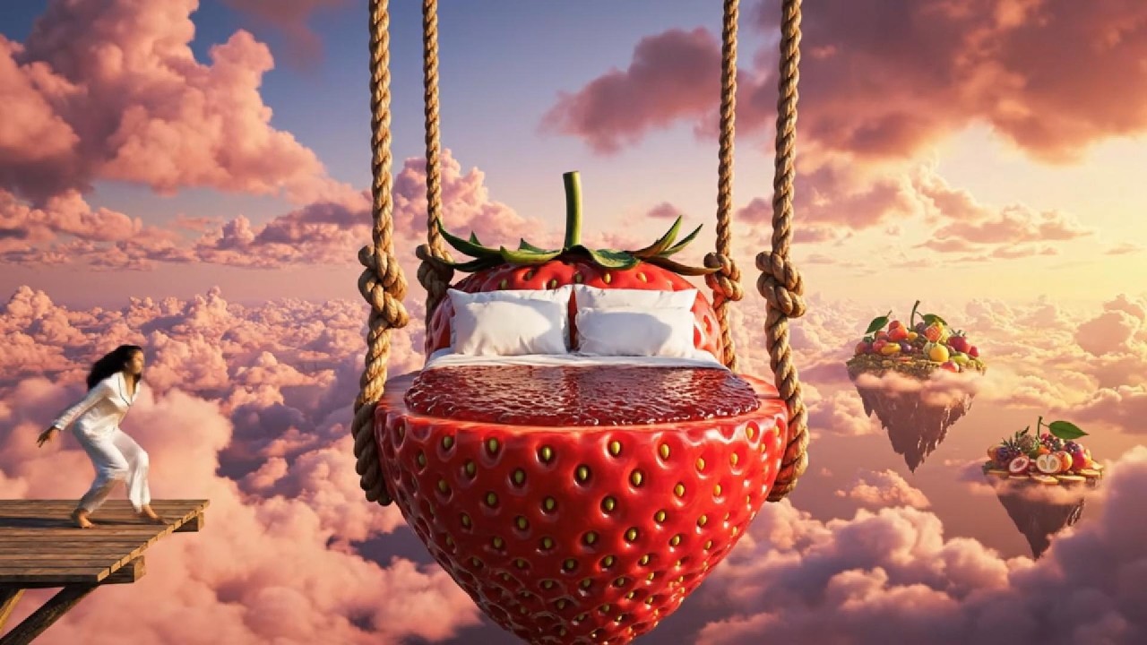 Which Giant Fruit Bed Would You Sleep In? 🍓 Satisfying ASMR Visuals for Sleep & Relaxation