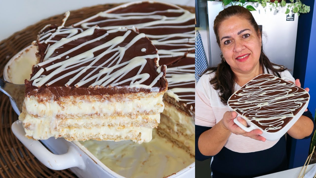 VOCÊ NUNCA COMEU UMA SOBREMESA IGUAL A ESSA | PAVÊ DE NATA DA MINHA MÃE