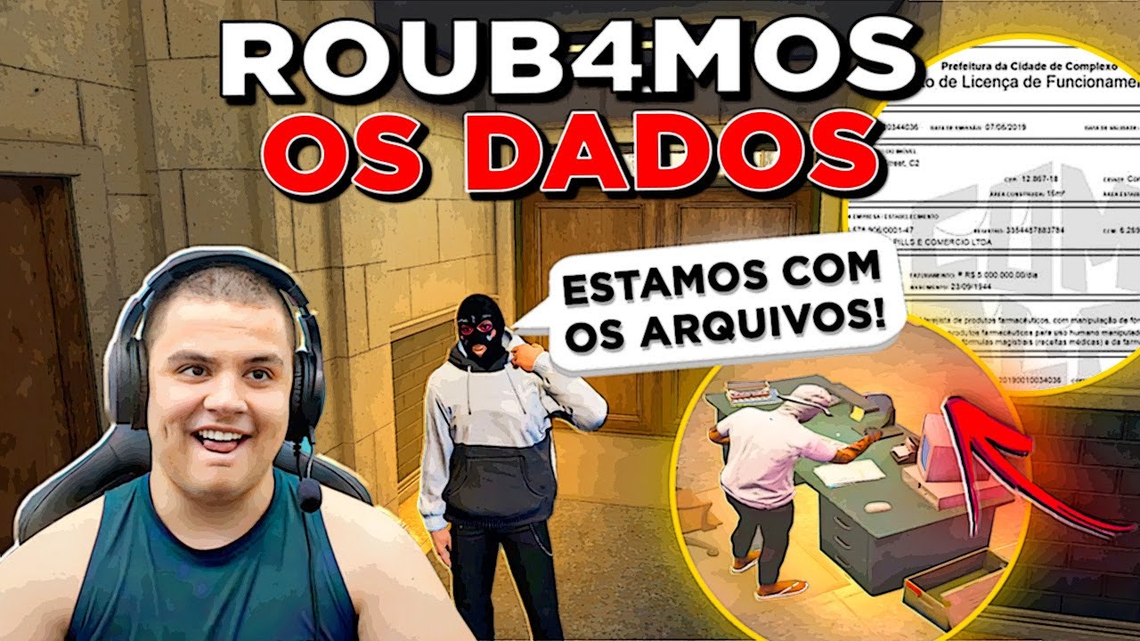 INV@D1MOS A DELEGACIA E H@CK3AMOS O SISTEMA DA POLÍCIA no GTA RP! (Modder Clips)