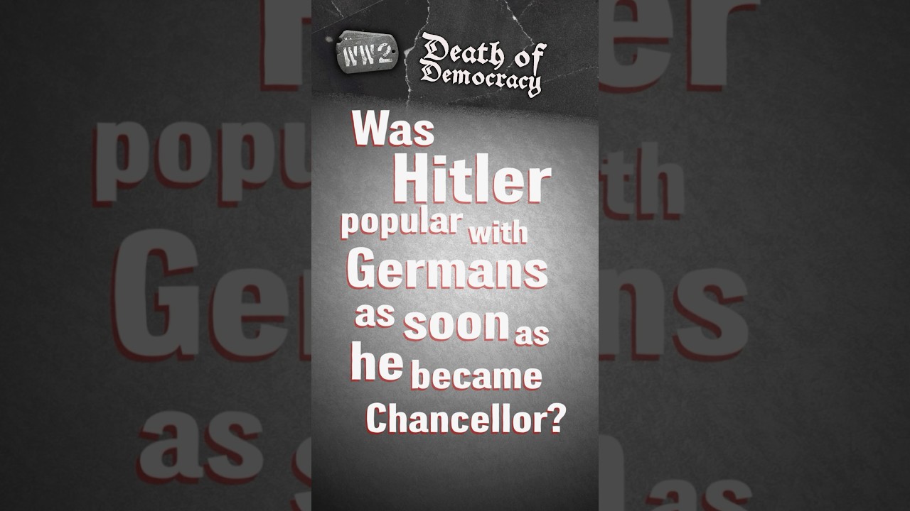 How German Democracy Ended in 1933 #DOD #shorts