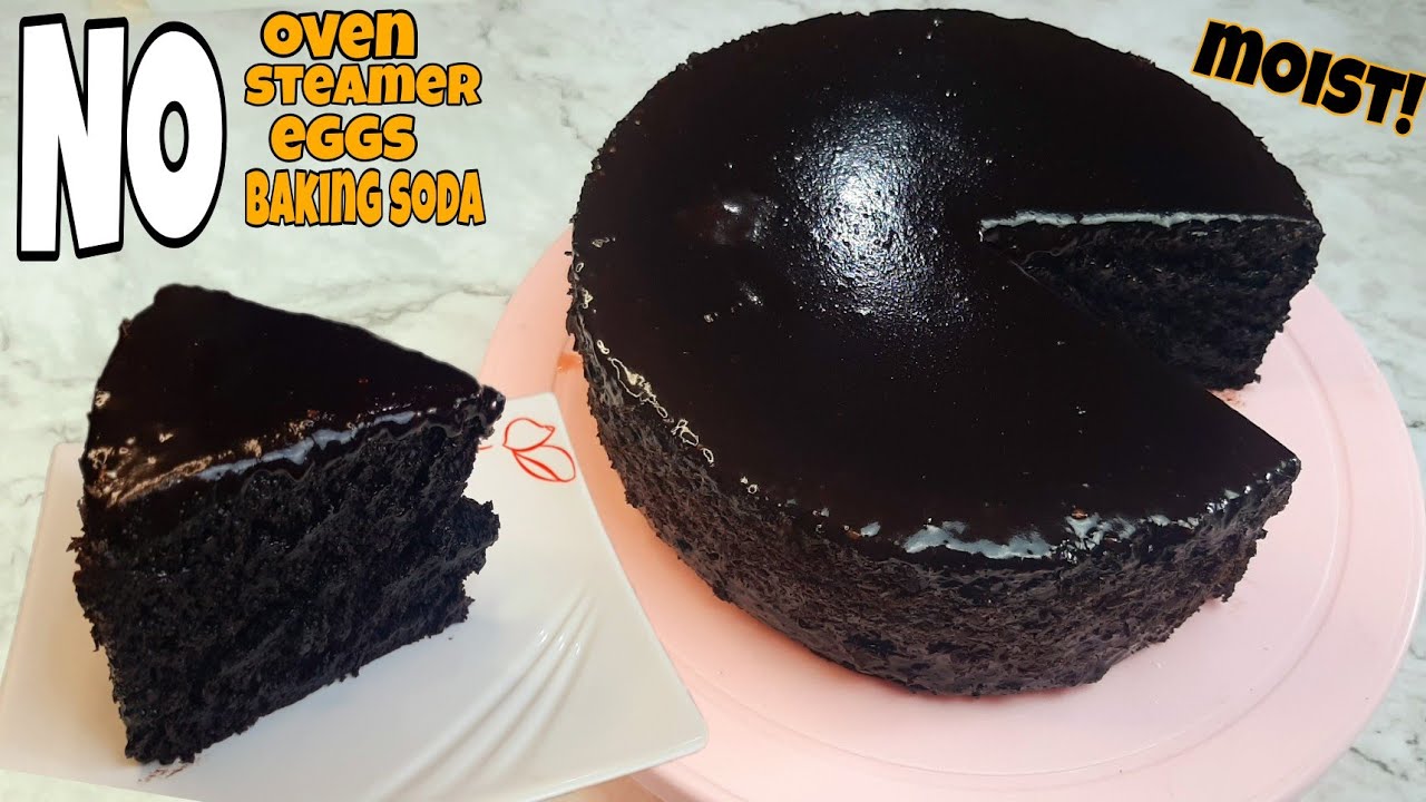 EASY ! MOIST CHOCOLATE  CAKE Without Oven And Steamer | No Eggs,No Baking Soda! |Rich And Chocolatey