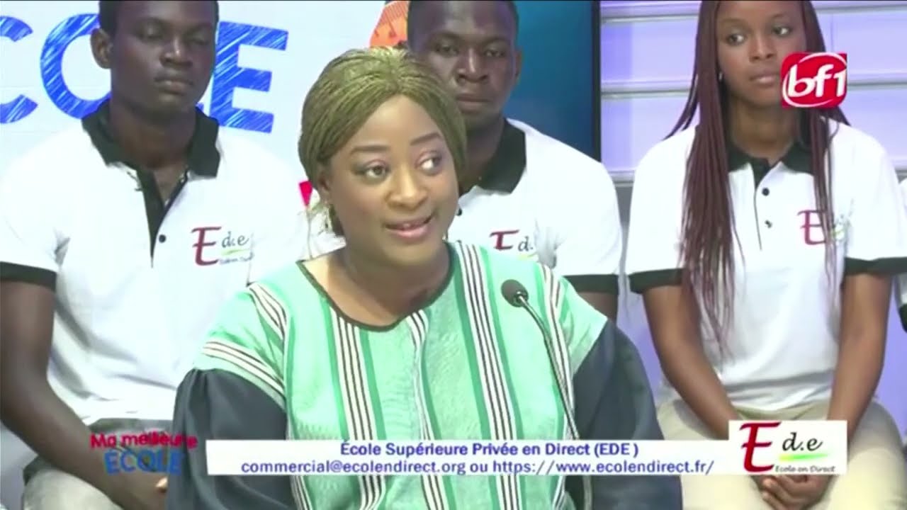 Ma meilleure école avec l'Ecole  Supérieure Privée en Direct (EDE)-BF1TV