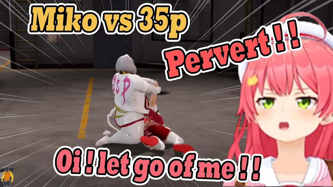 Miko want to go to toilet after her WWE stream and a 35p got her the way in the backstage