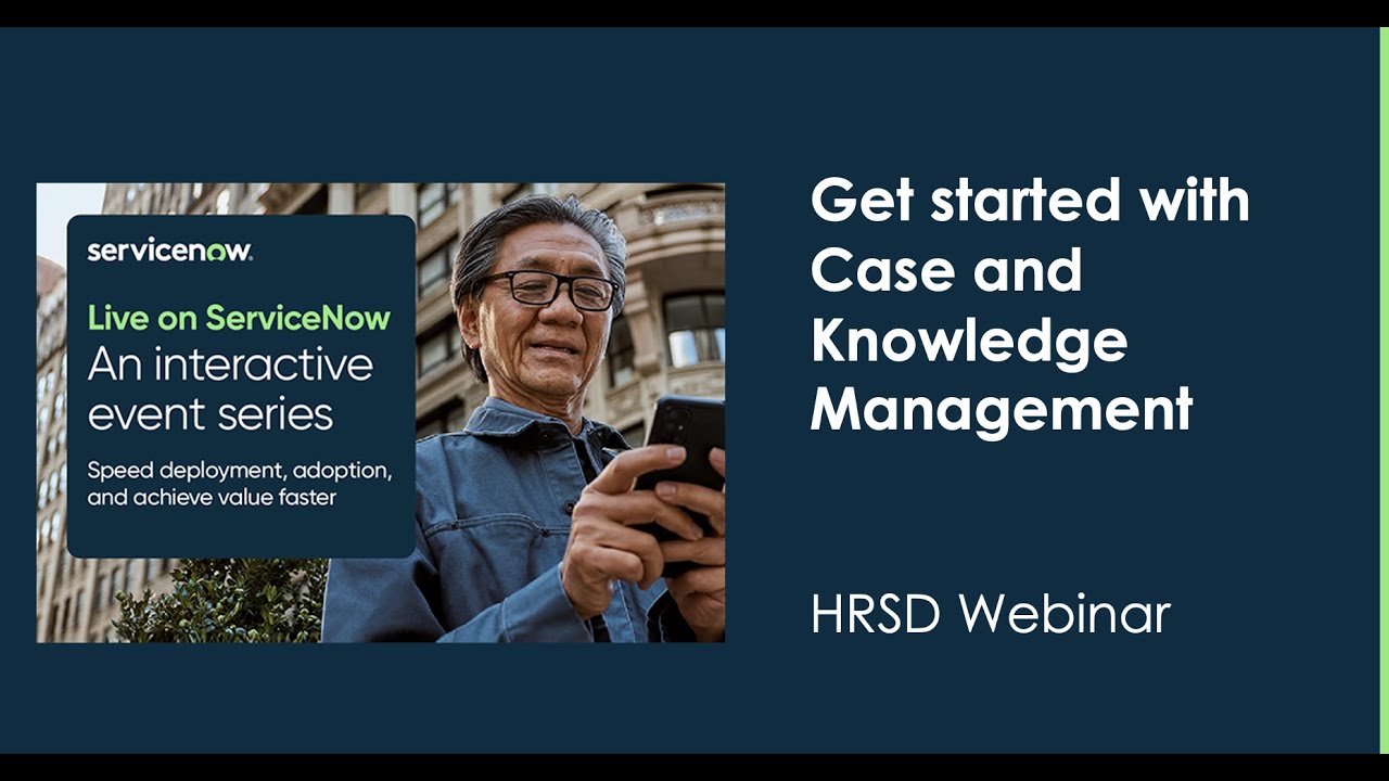 Get started with Case and Knowledge Management for HR Service Delivery