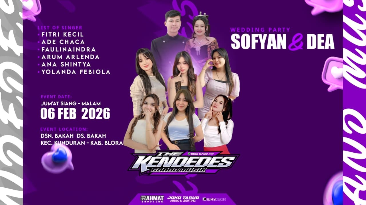 🔴LIVE KENDEDES MUSIC - WEDDING *DEA & HANDA* PTRI BPK.SARBANI - DK.BAKAH KUNDURAN - JOKO TARUP AUDIO