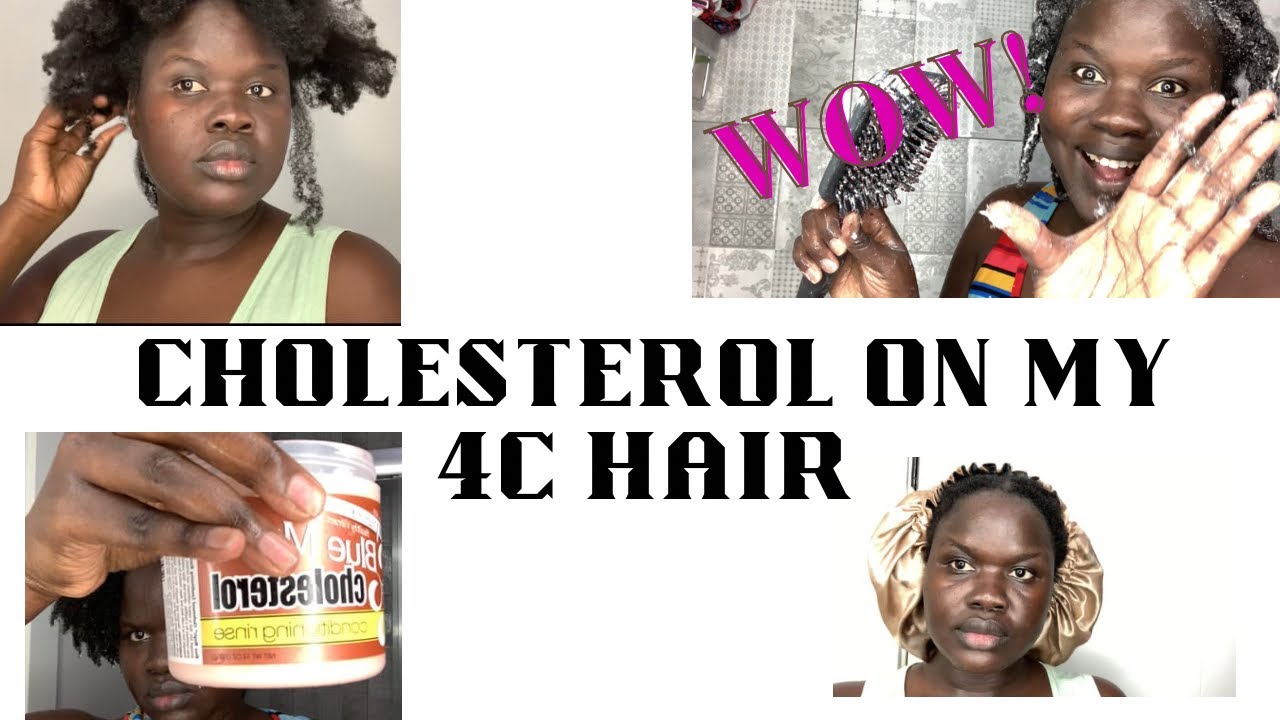 CHOLESTEROL ON MY NATURAL HAIR? Results were Surprising‼️😱