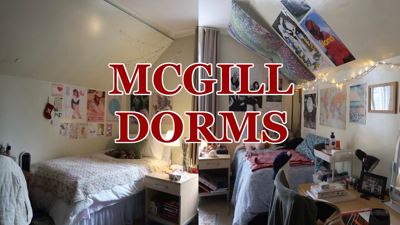 mcgill dorms - upper, douglas hall, rvc, new res