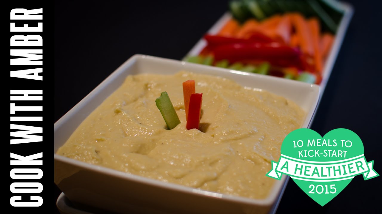 The Best Hummus Dip | #10HealthyMeals | Cook With Amber