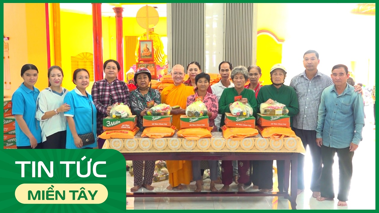 Trao 200 phần quà cho các gia đình khó khăn ở phường An Bình | THDT